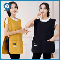 Tạp dề nghệ sĩ chống vết bẩn HshDUti và thực tế Tạp dề có túi để vẽ tranh nhà bếp Thủ công Tạp dề Cobbler Unisex cho nhiều dịp khác nhau Áo Vest màu trơn cho Đông Nam
