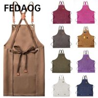 Tạp dề nhà bếp FEDAOG, Tạp dề làm việc đầu bếp dày chống bẩn, Tạp dề Barista bền thoáng khí Làm vườn