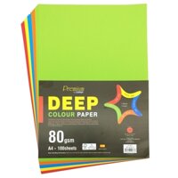 Tập Giấy 5 Màu A4 80gsm Deep – CA4776 (100 tờ)