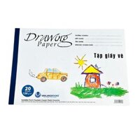 Tập Giấy Vẽ 20 Trang Định Lượng 120 - Vanlangbooks - Ngôi nhà của bé