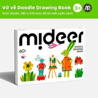 TẬP GIẤY VẼ A4 DOODLE DRAWING - MIDEER
