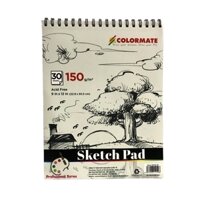 Tập Giấy Vẽ A4 Sketch Pad 30 Tờ Colormate ARTIST-SP