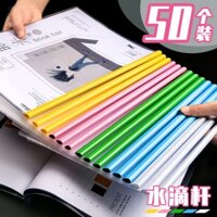[Tập hồ sơ A4] Túi đựng tài liệu hình giọt nước có thanh kéo, túi đựng tài liệu A4, túi nhựa trong suốt dày, túi đựng sơ yếu lý lịch, túi đựng bài thi sinh viên