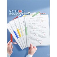 Tập hồ sơ kéo đôi A3, trang trong suốt, túi lưu trữ giấy kiểm tra cho học sinh tiểu học và trung học, tập hồ sơ kéo xoay cho học sinh trung học, phân loại tài liệu, tổ chức giấy tờ, bìa cố định, tập hồ sơ A4