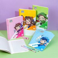 Tập học sinh 48 trang 4 ô ly vuông 2.5mm 80-100gsm Thiên Long - Akooland thế giới học cụ thần kỳ - Mẫu ngẫu nhiên