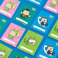 Tập học sinh 80 trang 4 ô ly vuông 2.5mm 100gsm NB-123 Thiên Long - Mẫu ngẫu nhiên