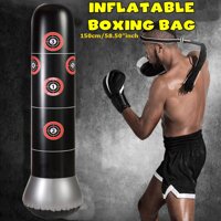 Tập Thể Dục Người Lớn Trẻ Em Bơm Hơi Đấm Boxing Cột Tumbler Bao Cát Làm Dày 1.5 Mét