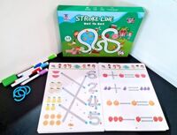 Tập Tô vẽ thông minh, đồ chơi giáo dục toàn diện Montessori giúp bé học viết chữ, viết số.