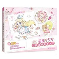 Tập tranh artbook dạy vẽ chibi manga anime thiếu nữ