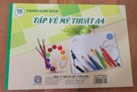 Tập vở vẽ mỹ thuật A4 -dày 160gsm, 20 tờ m1