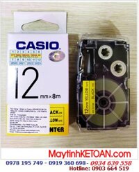 TAPE IN NHÃN CASIO XR-12YW1