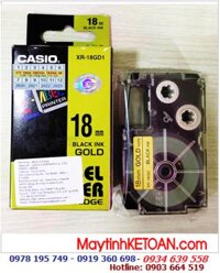 Tape in Nhãn Casio XR-18GD1
