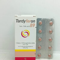 TARDYFERON B9 HỘP 30 VIÊN BỔ SUNG SẮT VÀ ACID FOLIC CHO MẸ BẦU