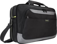 Targus CityGear II Professional Travel and Checkpoint-Friendly Laptop Briefcase for Macbook/Notebook with Protective Sleeve for 15.6-Inch Laptop, B...