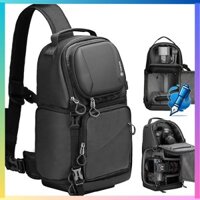 TARION Camera Bag Sling Bag Drone Bag Backpack Hard Shell Shoulder Bag Waterproof Side Access Full Opening Camera Case Photographer Bag for DSLR Camera, Drones, etc. TRS