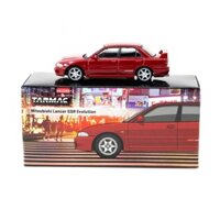 Tarmac Works T64G-048-RE 1 / 64 Mitsubishi Lancer GSR Evolution Red Diecast Quy Mô Xe Ô Tô
