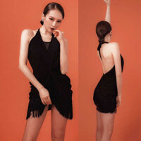Tassel Lady Dancer thiết kế trang Latin Practice Trang phục sân khấu Salsa Dance Dress JL12