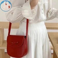 Tast Túi đeo chéo điện thoại di động thời trang màu trơn cổ điển mới EN