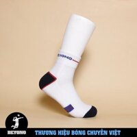Tất bóng chuyền, vớ bóng chuyền nam Beyono cao cấp - Màu Trắng