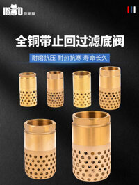 Tất cả các máy bơm nước bằng đồng Van đáy Máy hút đáy giếng 6 điểm diy Huai Lò một chiều Van kiểm tra van bơm nước bằng đồng thau Van kiểm tra