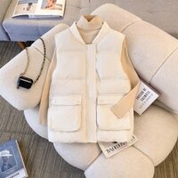 Tất Cả Cotton Đệm Áo Khoác Nữ Thu Đông Mới Giảm Béo Plus Kích Thước Kẹp Tất Cả Trái Tim