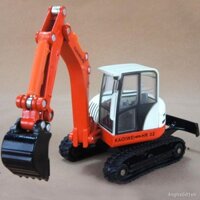 Tất cả hợp kim máy xúc bánh xích máy xúc nhỏ kỹ thuật mô hình xe mô hình hộp quà tặng