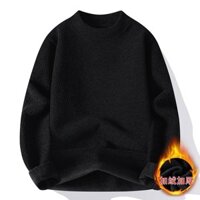 Tất Cả Trong Một Áo Len Lông Cừu Nam Thu Đông Rời Lười Phong Cách Dệt Kim Đáy Áo Sơ Mi Học Sinh Thiếu Niên Dày Áo Nam