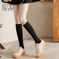 Tất Cao Cổ Giả Boot, Tất Bắp Chân Cotton Len Thu Đông Chất Dày Mềm Mịn PK227 - Xanh lam