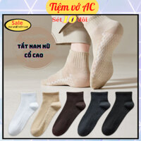 Tất cao cổ nam nữ sét 10 đôi 5 màu T64