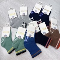 Tất cao cổ sọc ngang chống trượt bé 1-3t 1648