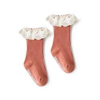 Tất cao cổ tiểu thư dễ thương - Cam,S