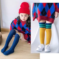 Tất cao, tất đùi mix váy cực xinh - Xanh than,XL