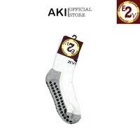 Tất chống trơn 2EVSHOP phụ kiện đá bóng nam nhiều màu cao cấp, vớ cao su thể thao chính hãng chất lượng - 2EV00 - Màu Trắng