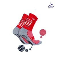 Tất chống trơn phụ kiện đá bóng nam nhiều màu cao cấp, vớ cao su thể thao chính hãng chất lượng - CT001 - Màu Đỏ