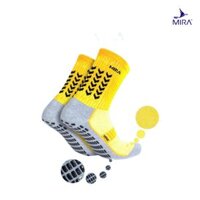 Tất chống trơn phụ kiện đá bóng nam nhiều màu cao cấp, vớ cao su thể thao chính hãng chất lượng - CT001 - Màu Vàng