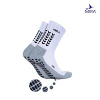Tất chống trơn phụ kiện đá bóng nam nhiều màu cao cấp, vớ cao su thể thao chính hãng chất lượng - CT001 - Màu Trắng