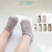 Tất chống trượt cho bé BeeLyLy 0-5 tuổi, Vớ cho bé siêu thoáng khí với chất liệu cotton mềm mại T8