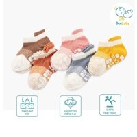 Tất Chống Trượt Cho Bé Trai Và Gái BeeLyLy Dạng Lưới Siêu Thoáng Khí, Tất Cho Bé Chất Cotton Thun Mịn Mát T6