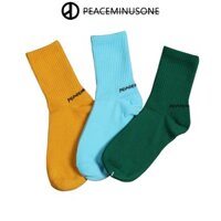 Tất cổ cao vớ đeo chân màu sắc pastel sặc sỡ PEACEMINUSONE PMO chính hãng