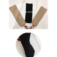 tất da chân ngắn,trơn,chất caosu dày vừa1 đôi - da
