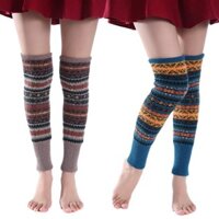 Tất Đầu Gối Nữ Thu Đông Lót Lông Cừu Dày Đầu Gối Dài Chân Tất Nữ T2K5