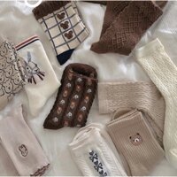 Tất Hàn Quốc phong cách VINTAGE