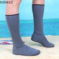 Tất lặn TOBIEMI, Giày lướt sóng lặn chống trượt dành cho người lớn, Tất bốt vây 35-44 Giày Wetsuit màu đen ống dài Dinghy