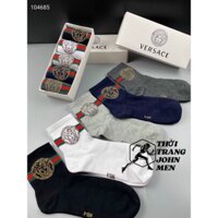 TẤT NAM CỔ CAO COMBO 3 ĐÔI VẢI VỚ NỮ CAO CỔ DÀI CAO CẤP VẢI COTTON CO DÃN 4 CHIỀU KHỬ MÙI HÔI CHÂN KHI ĐI GIÀY JOHN2903