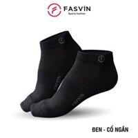 Tất Nam Cổ Ngắn FASVIN Mềm Mịn Co Giãn Tốt TN21901.HN - Đen.21901,Freesize