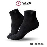 Tất nam cổ trung Fasvin mềm mịn co giãn tốt TN21902.HN - Đen.1 - Freesize