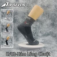 Tất nam cổ trung Vớ nam cổ trung màu Xám E7-VT002