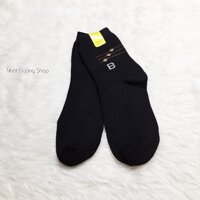 Tất Nam Cổ Trung Vớ Nam Cotton Thoáng Mát Thấm Hút Mồ Hôi thích hợp cho mọi người sử dụng - Đen