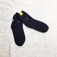 Tất Nam Cổ Trung Vớ Nam Cotton Thoáng Mát Thấm Hút Mồ Hôi thích hợp cho mọi người sử dụng - Xanh đen