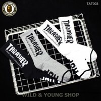 Tất nam nữ cổ cao thể thao thời trang cao cấp Tất Bape, vớ Bape Thrasher- TAT003